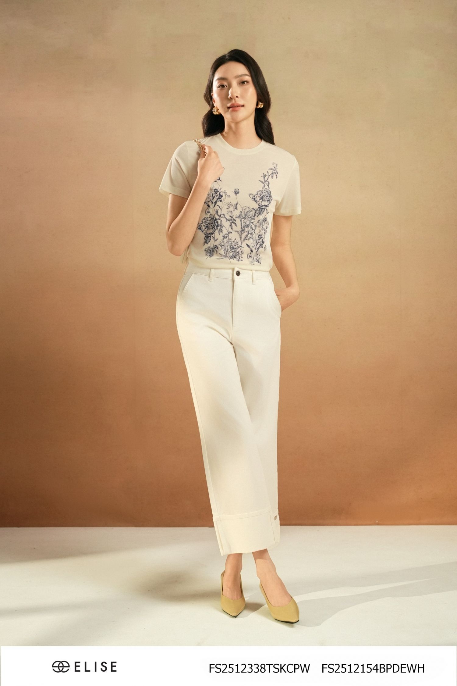 QUẦN JEANS TRẮNG GẤU LƠ VÊ