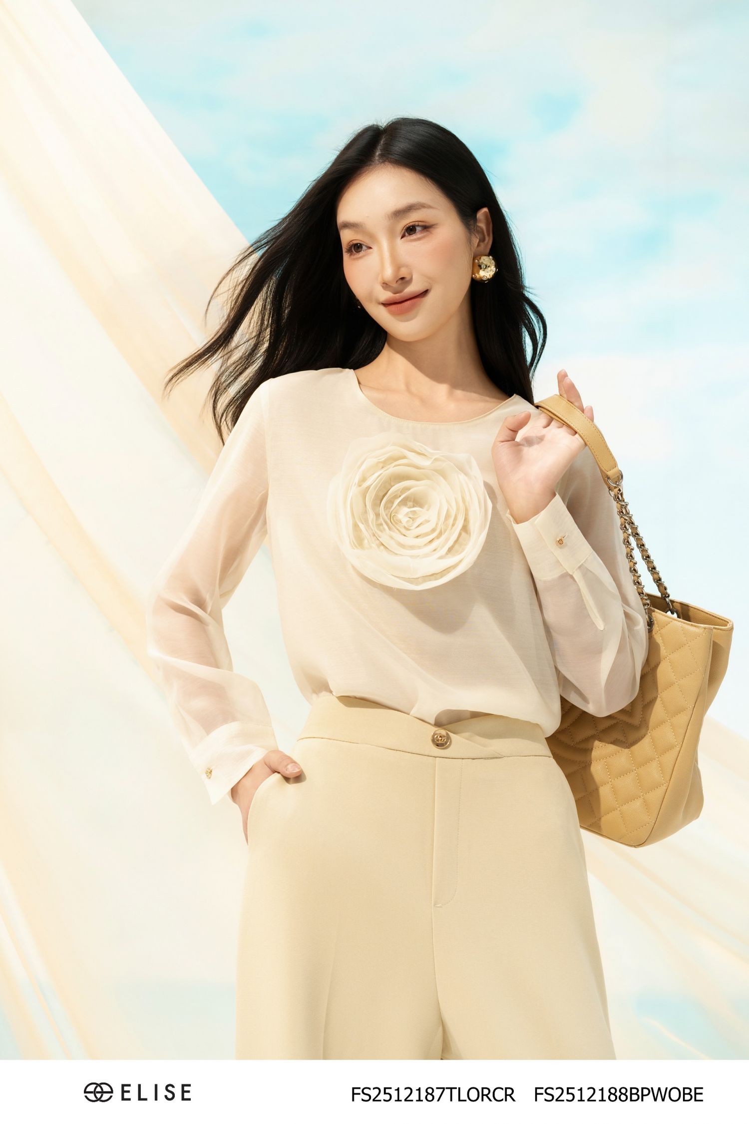 ÁO TƠ KEM ĐÍNH HOA NGỰC