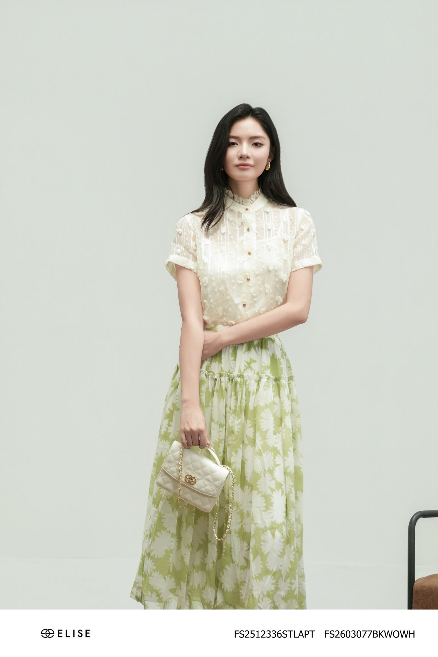 SET SM HOA BÔNG NỔI PHỐI CỔ REN