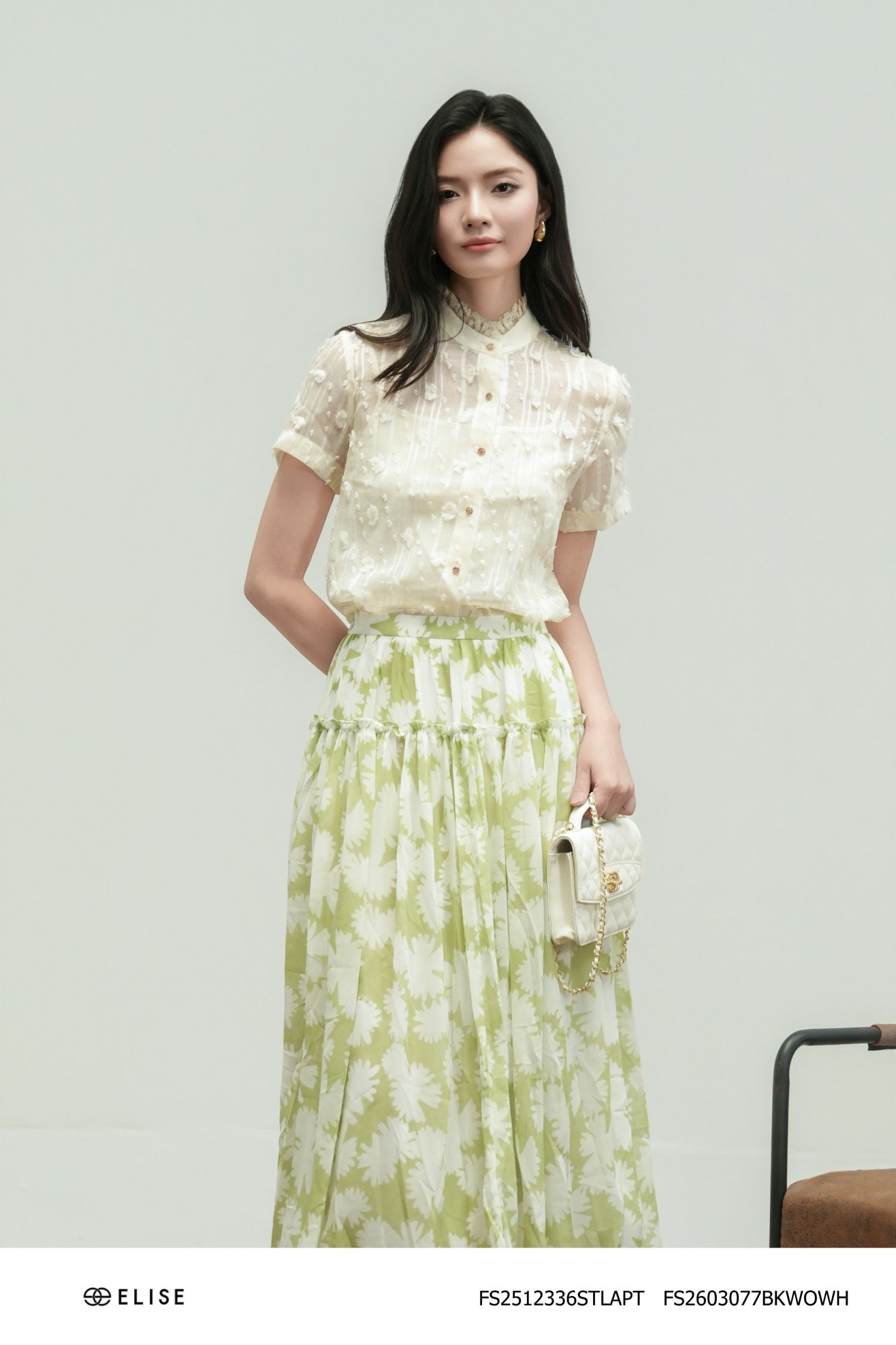 SET SM HOA BÔNG NỔI PHỐI CỔ REN