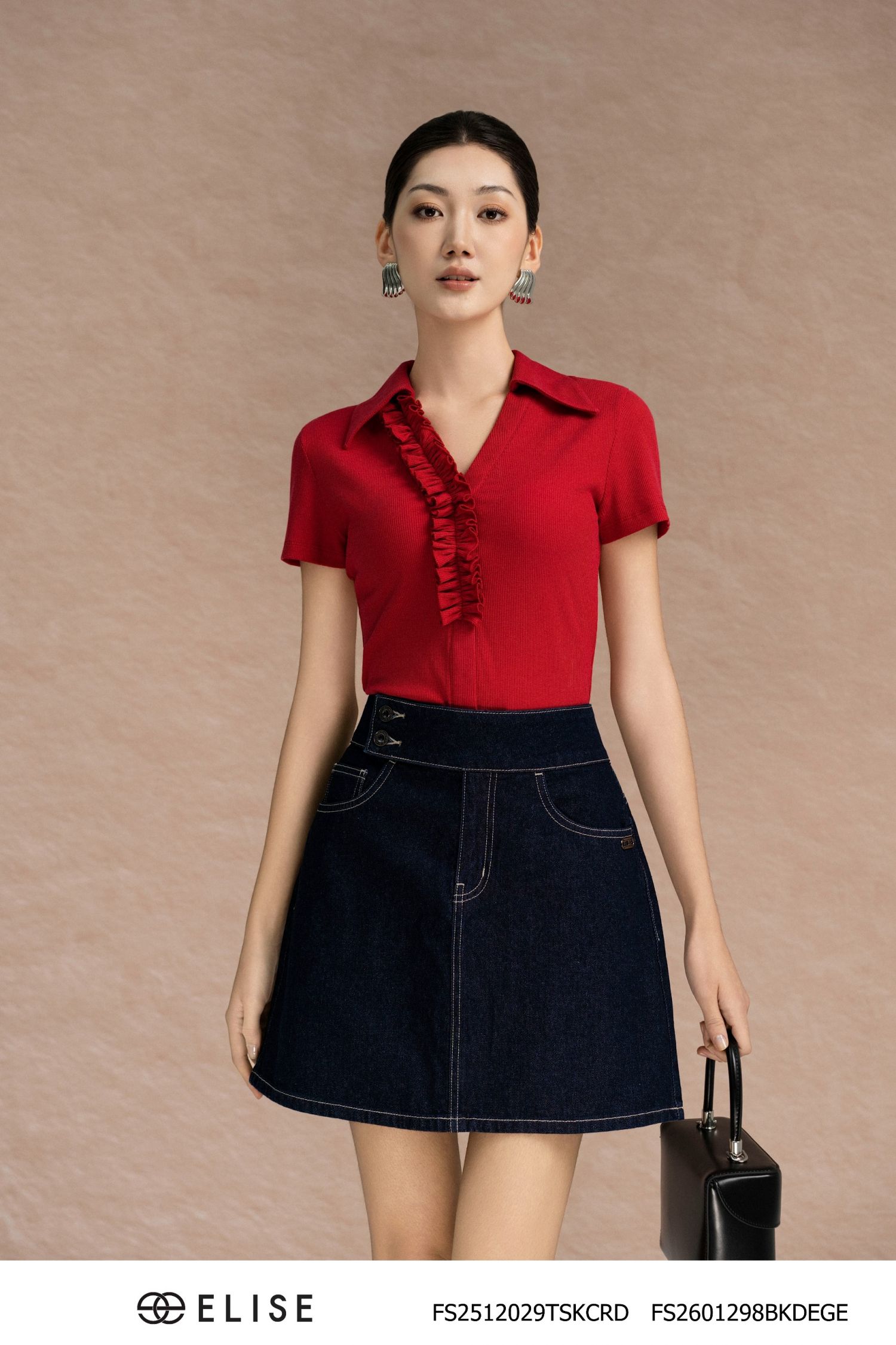 JUPE JEANS XANH CHÀM