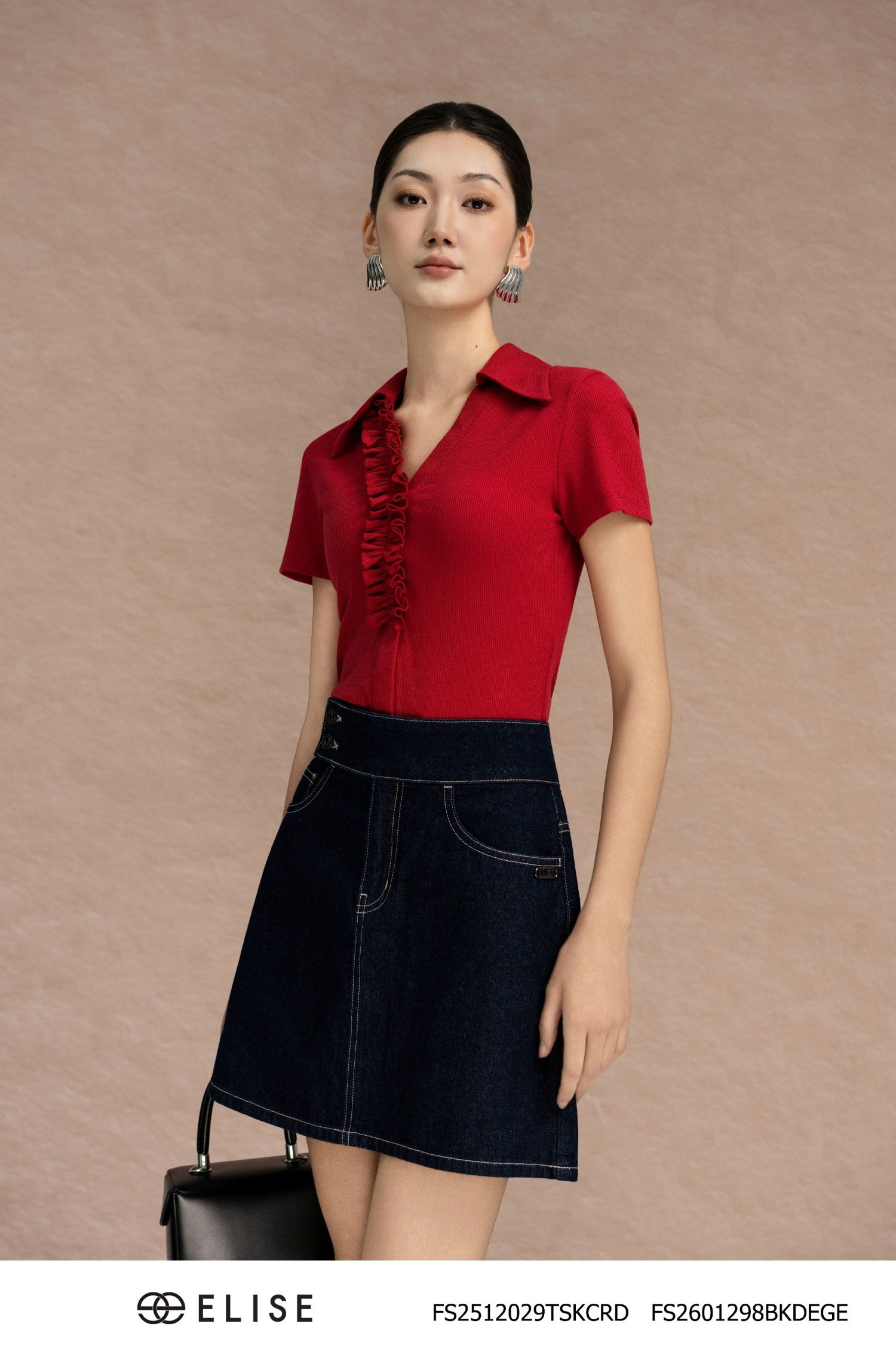 JUPE JEANS XANH CHÀM