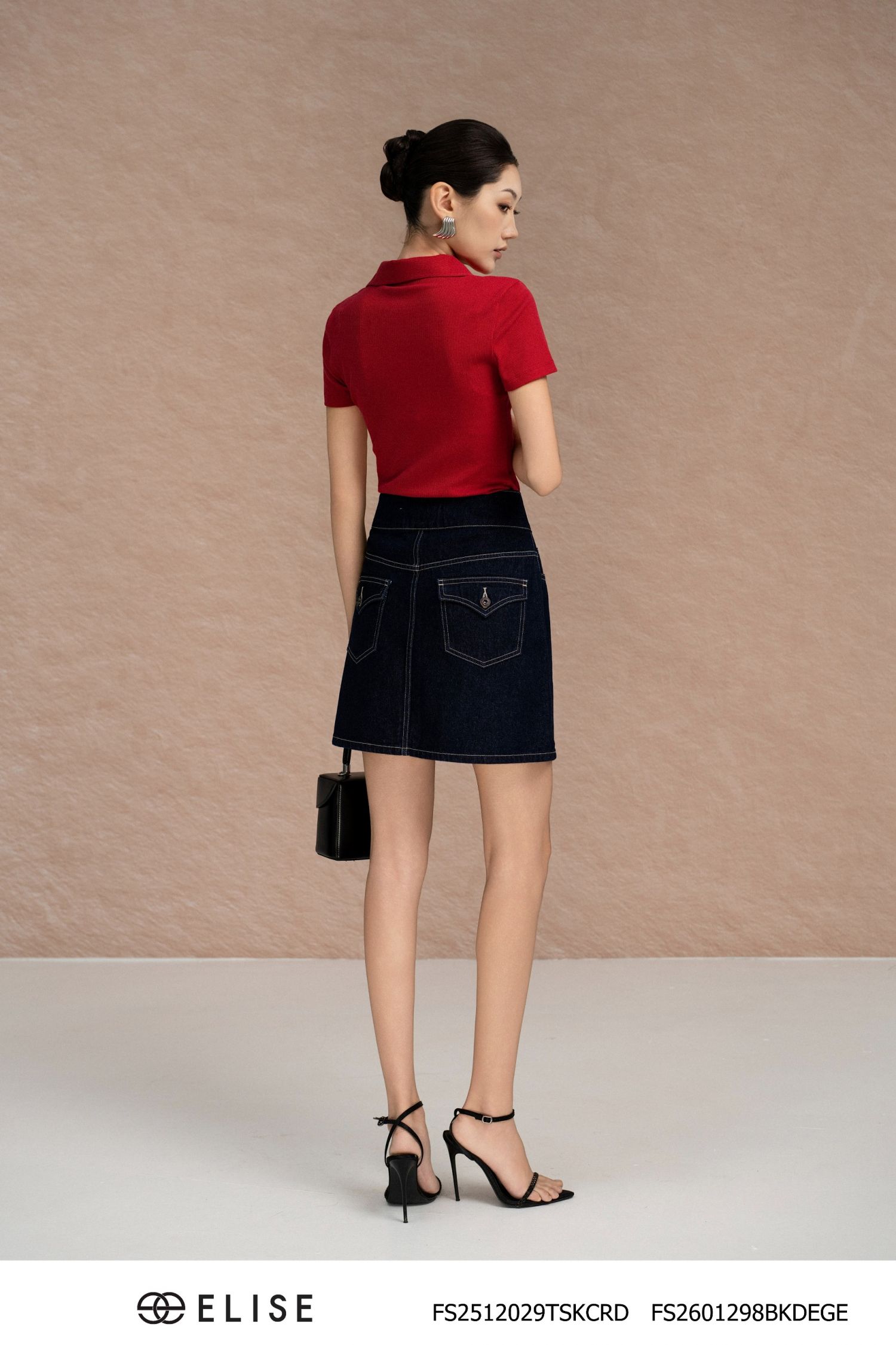 JUPE JEANS XANH CHÀM