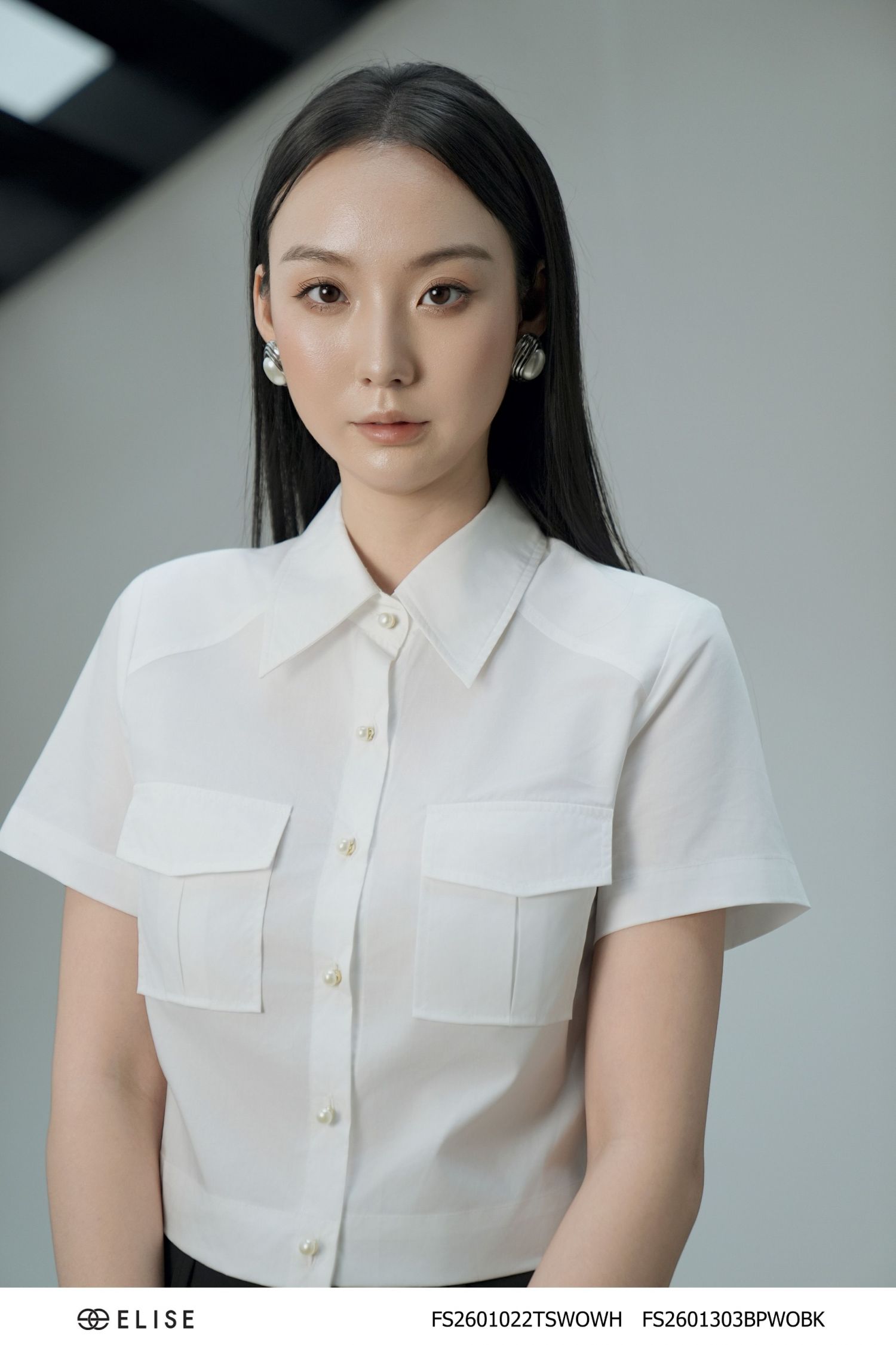 QUẦN SUÔNG ĐEN TÚI DỌC