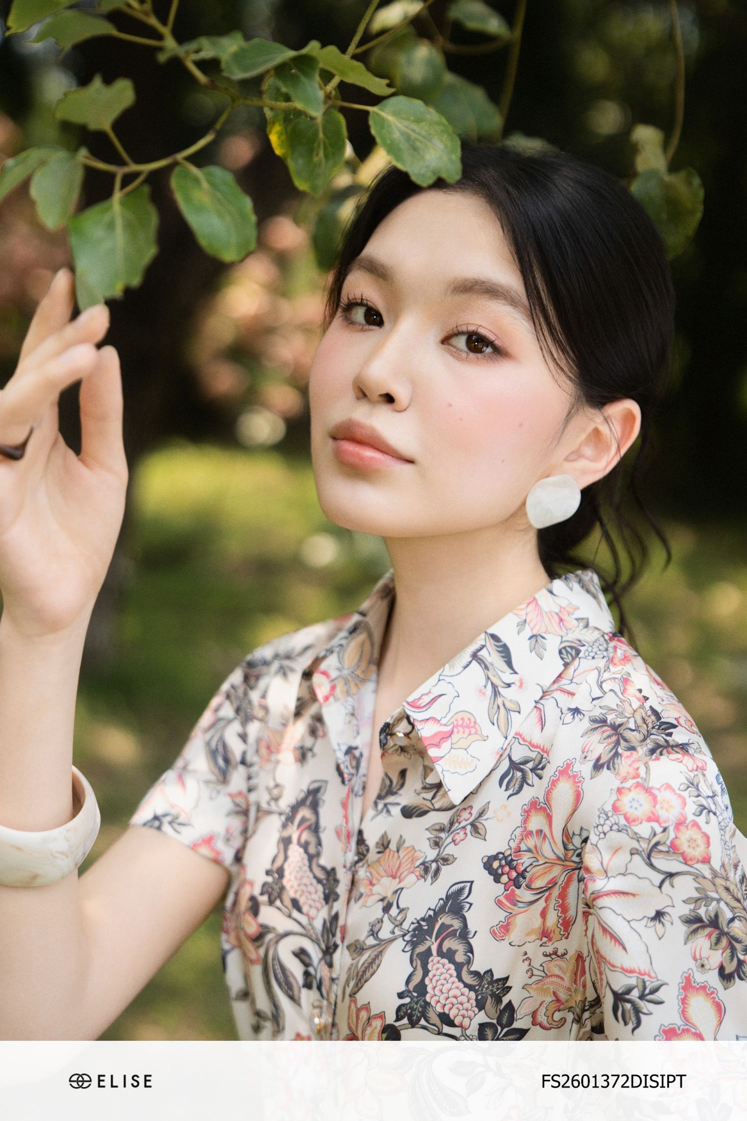 ĐẦM LỤA HT HOA ĐAI EO