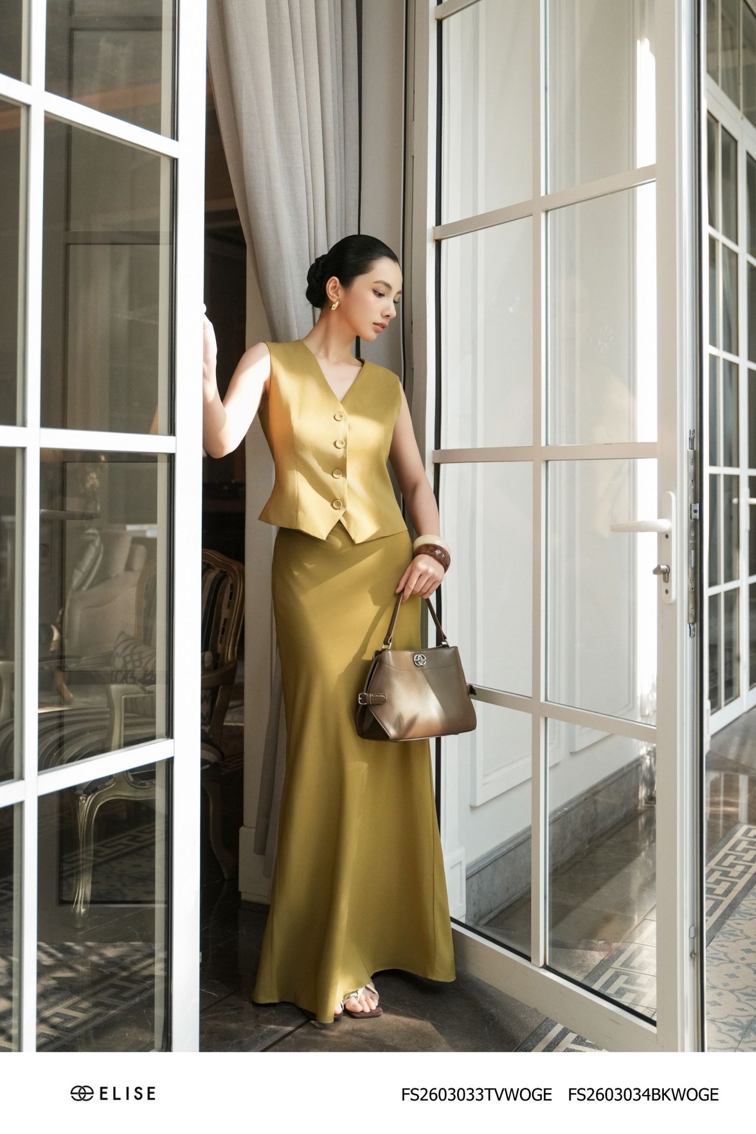 GILE XANH OLIVE CỔ V