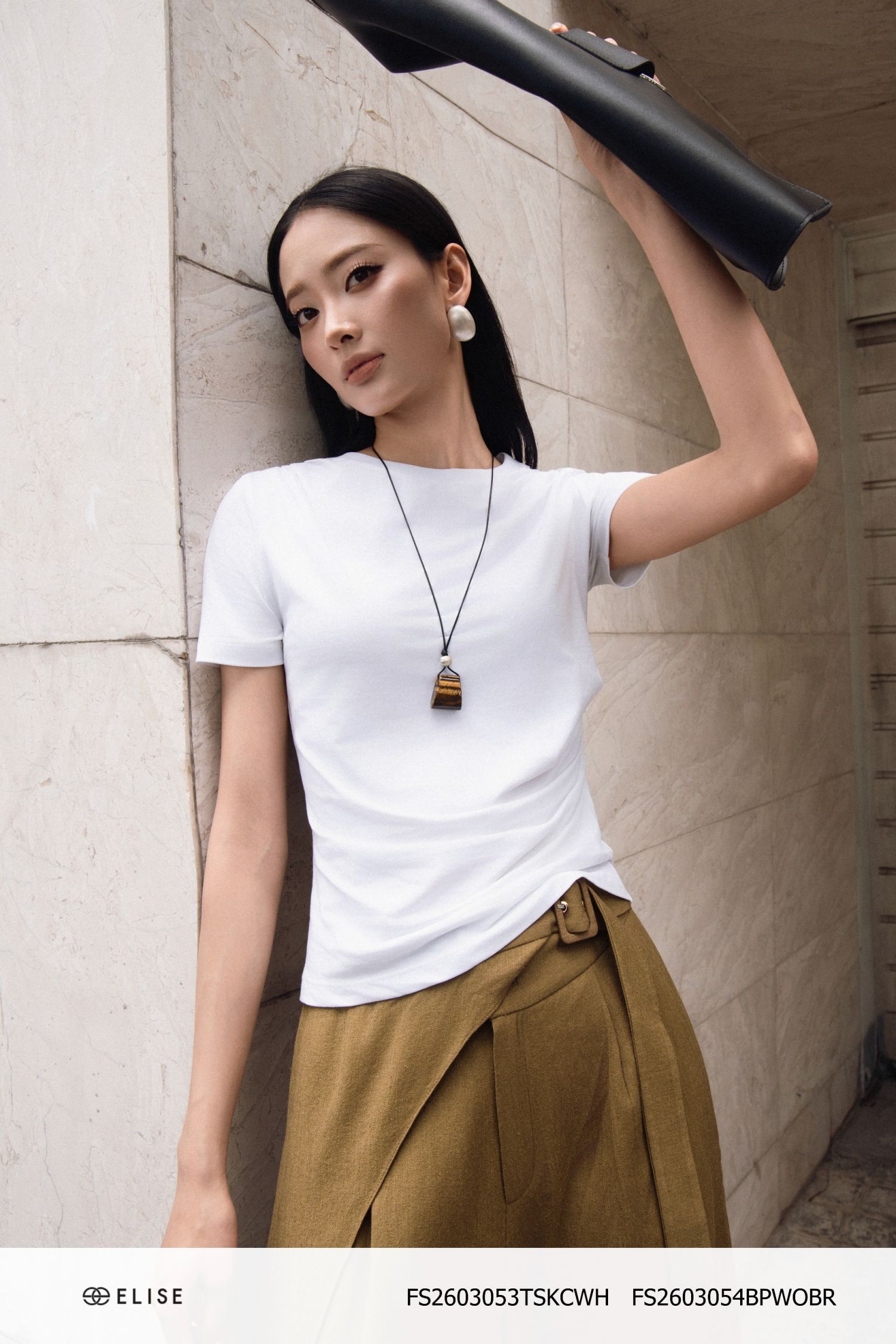 QUẦN SUÔNG NÂU RÊU PHỦ TÀ BÊN