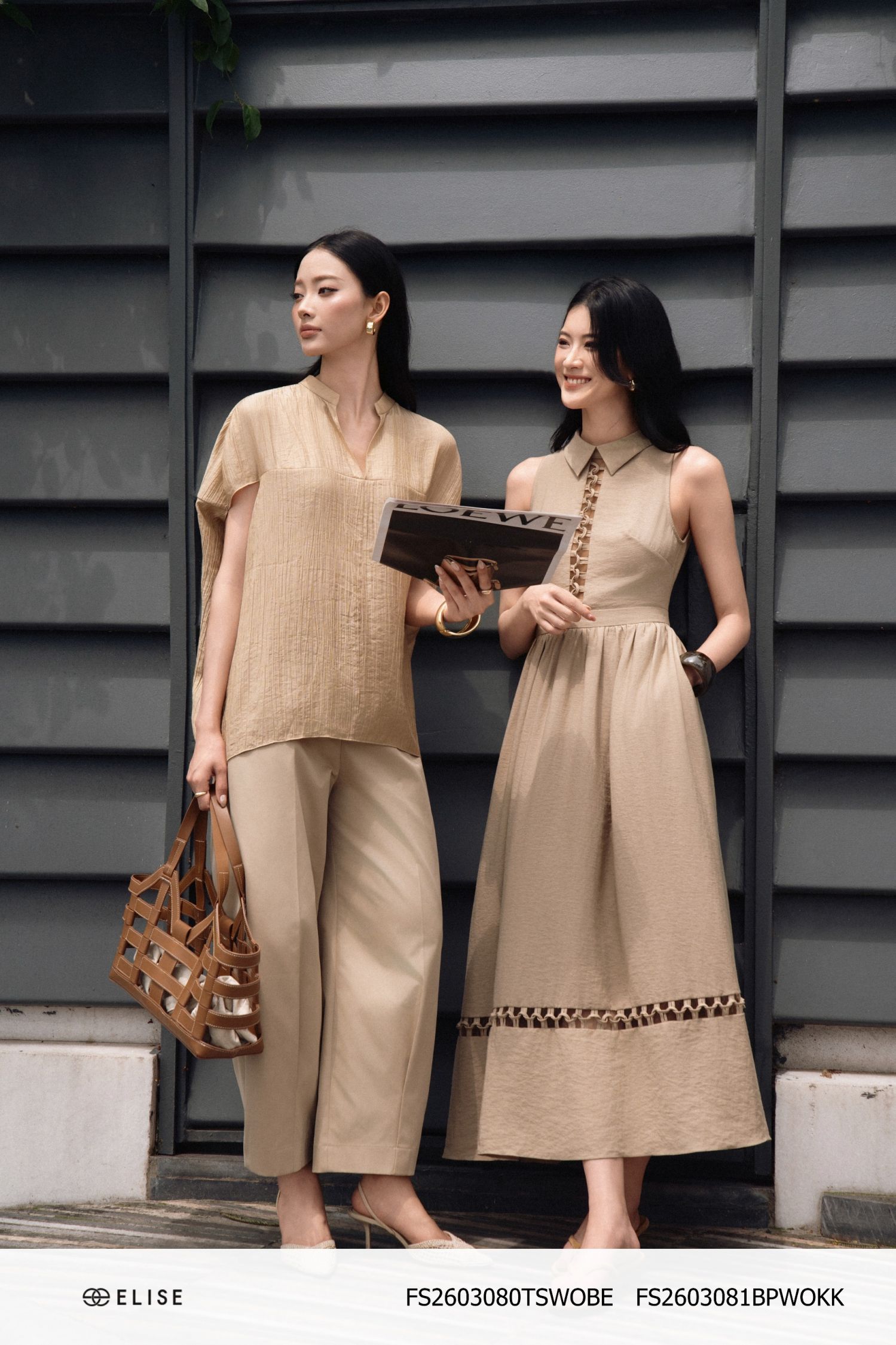 QUẦN KAKI TÚI CHÉO NHẤN LY GẤU
