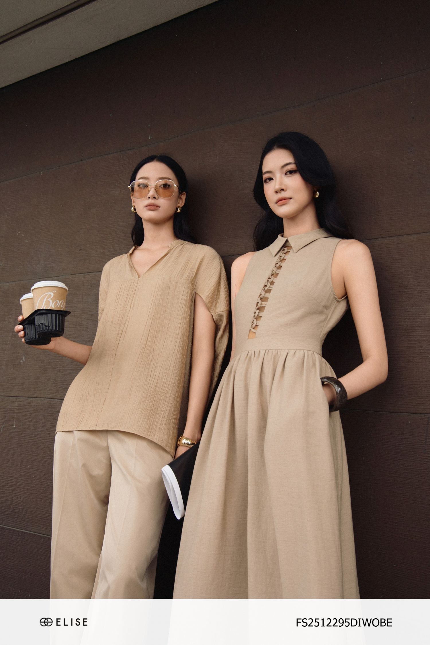 QUẦN KAKI TÚI CHÉO NHẤN LY GẤU