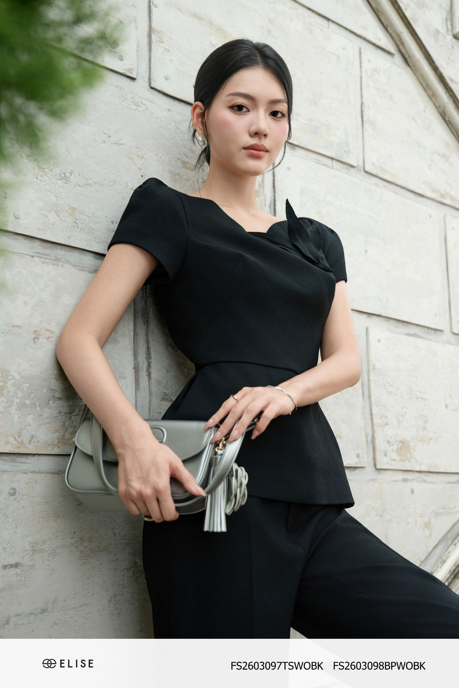 QUẦN BAGGY ĐEN TÚI CHÉO