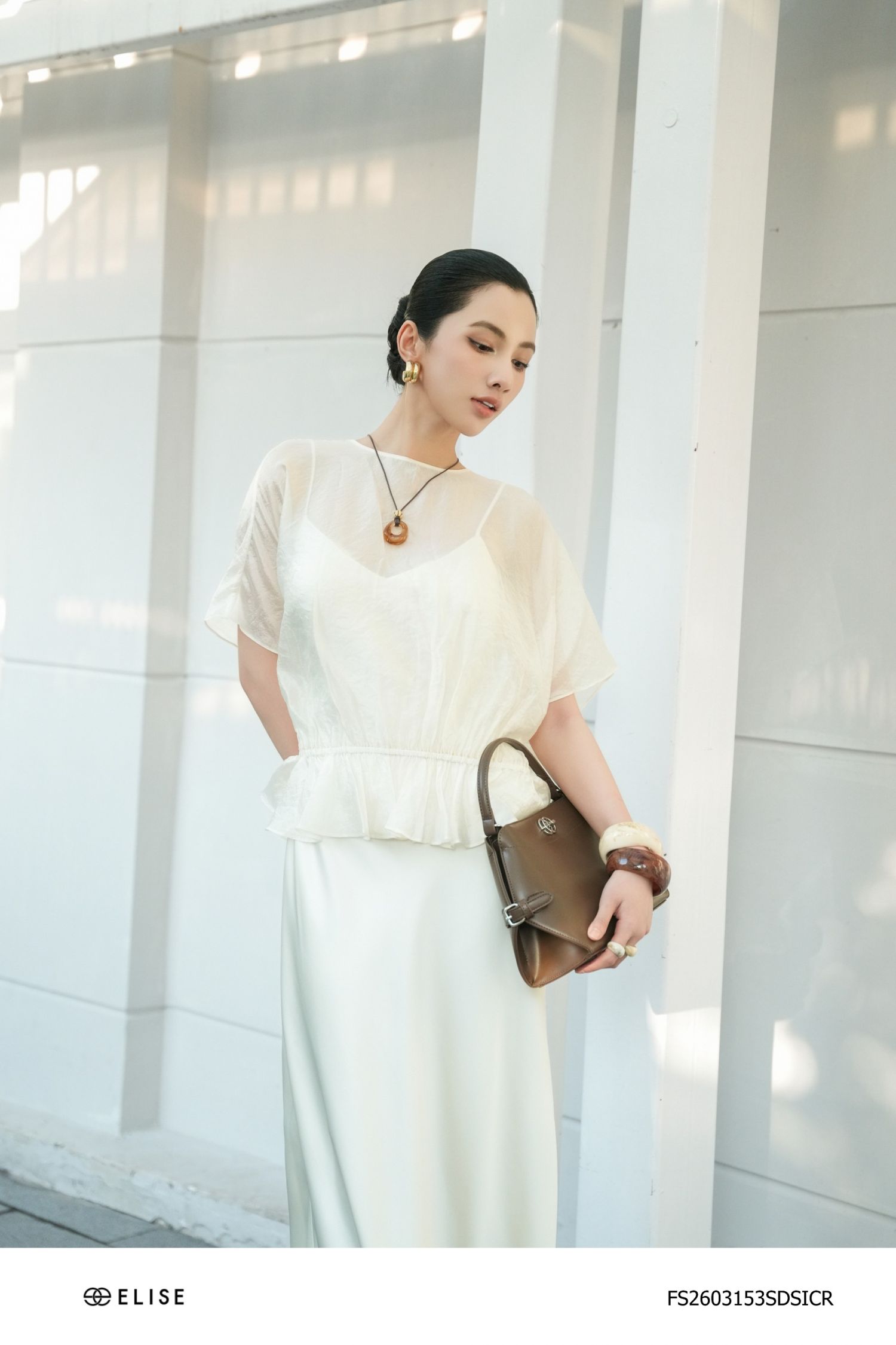 SET ĐẦM LỤA 2 DÂY KÈM ÁO TƠ KEM