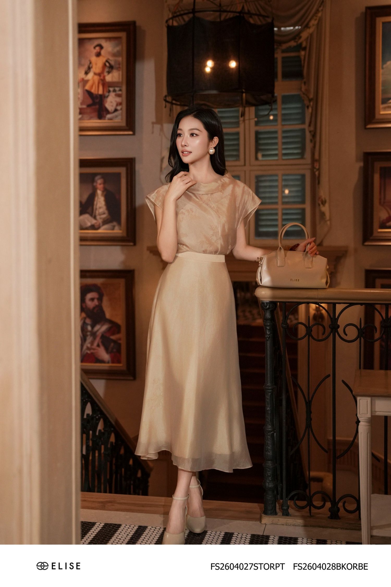 SET ÁO TƠ BE HT HOA CHÌM ĐAI EO