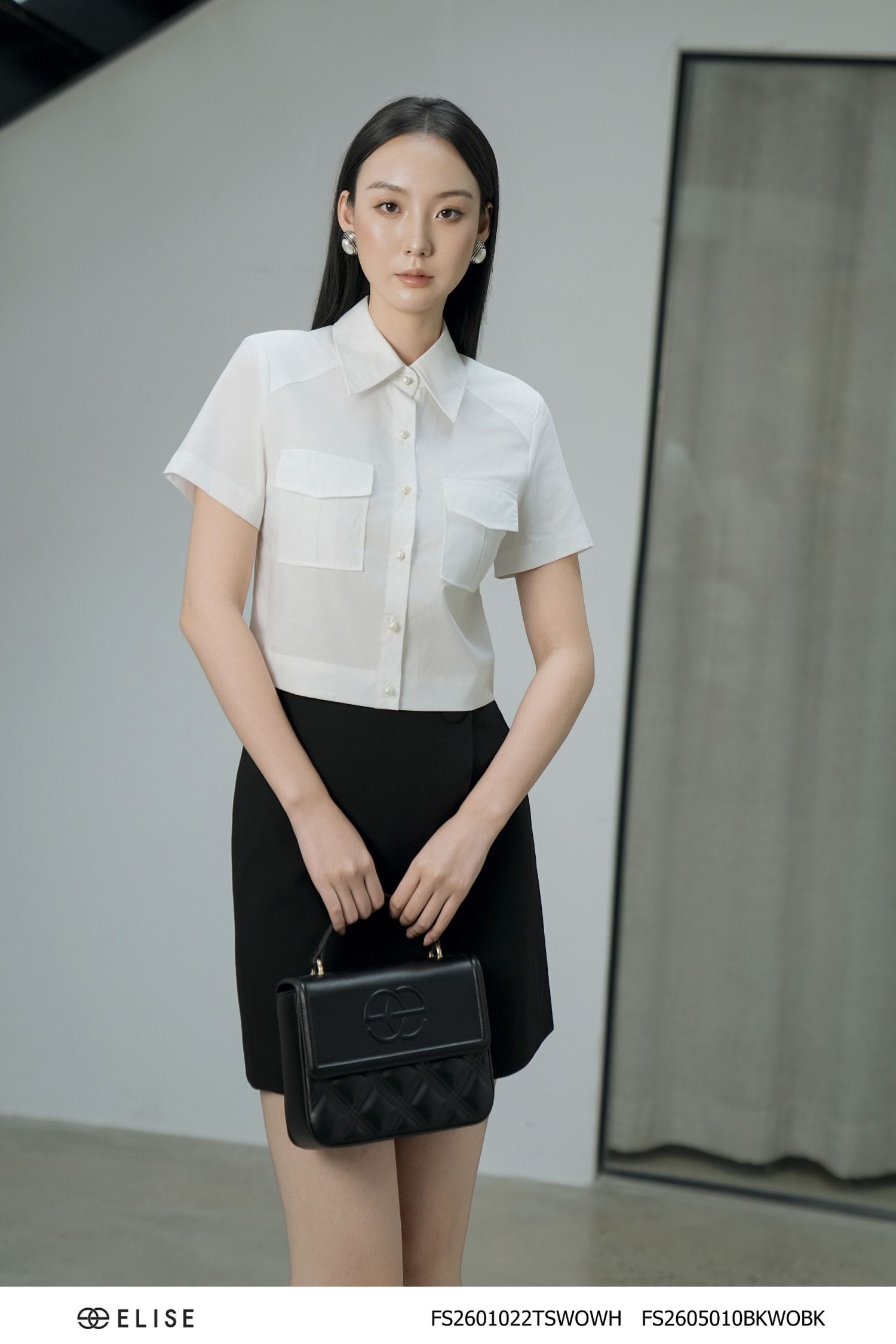 CHÂN VÁY ĐEN A PHỦ VẠT