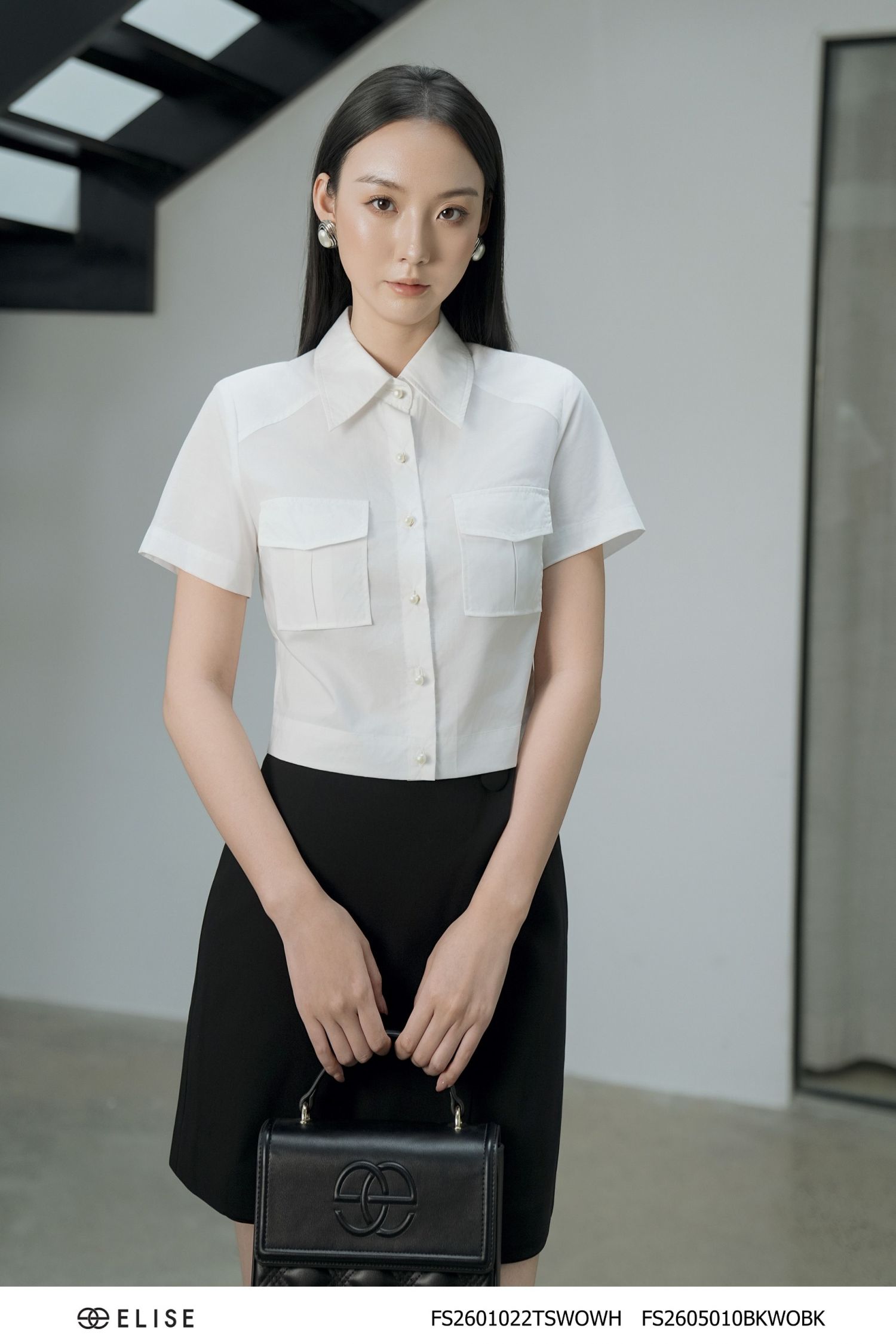 CHÂN VÁY ĐEN A PHỦ VẠT