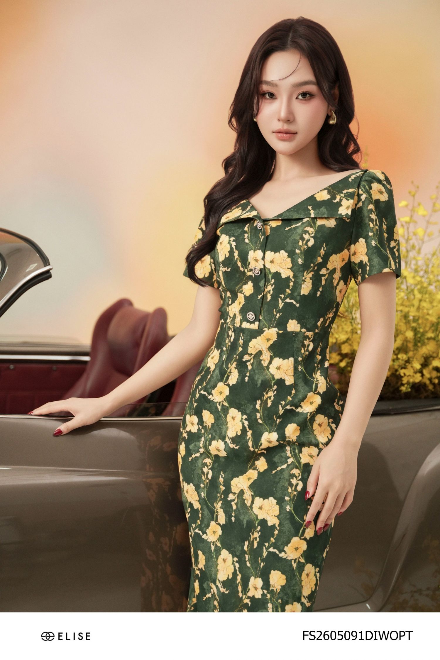 ĐẦM BÚT CHÌ HT HOA DÂY VÀNG