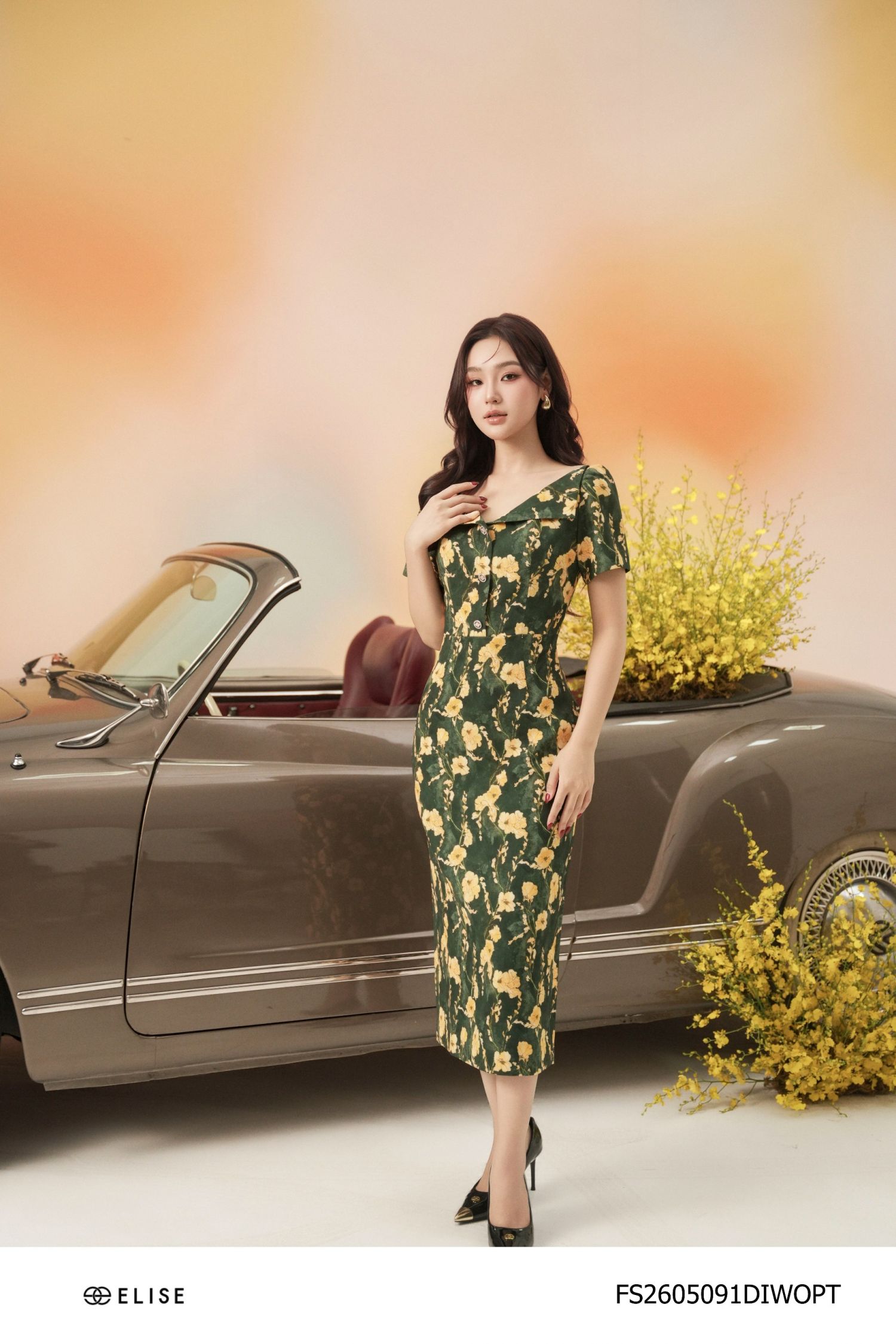 ĐẦM BÚT CHÌ HT HOA DÂY VÀNG