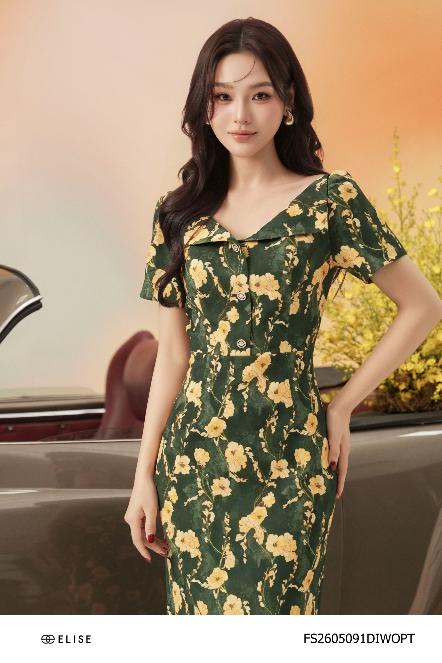 ĐẦM BÚT CHÌ HT HOA DÂY VÀNG