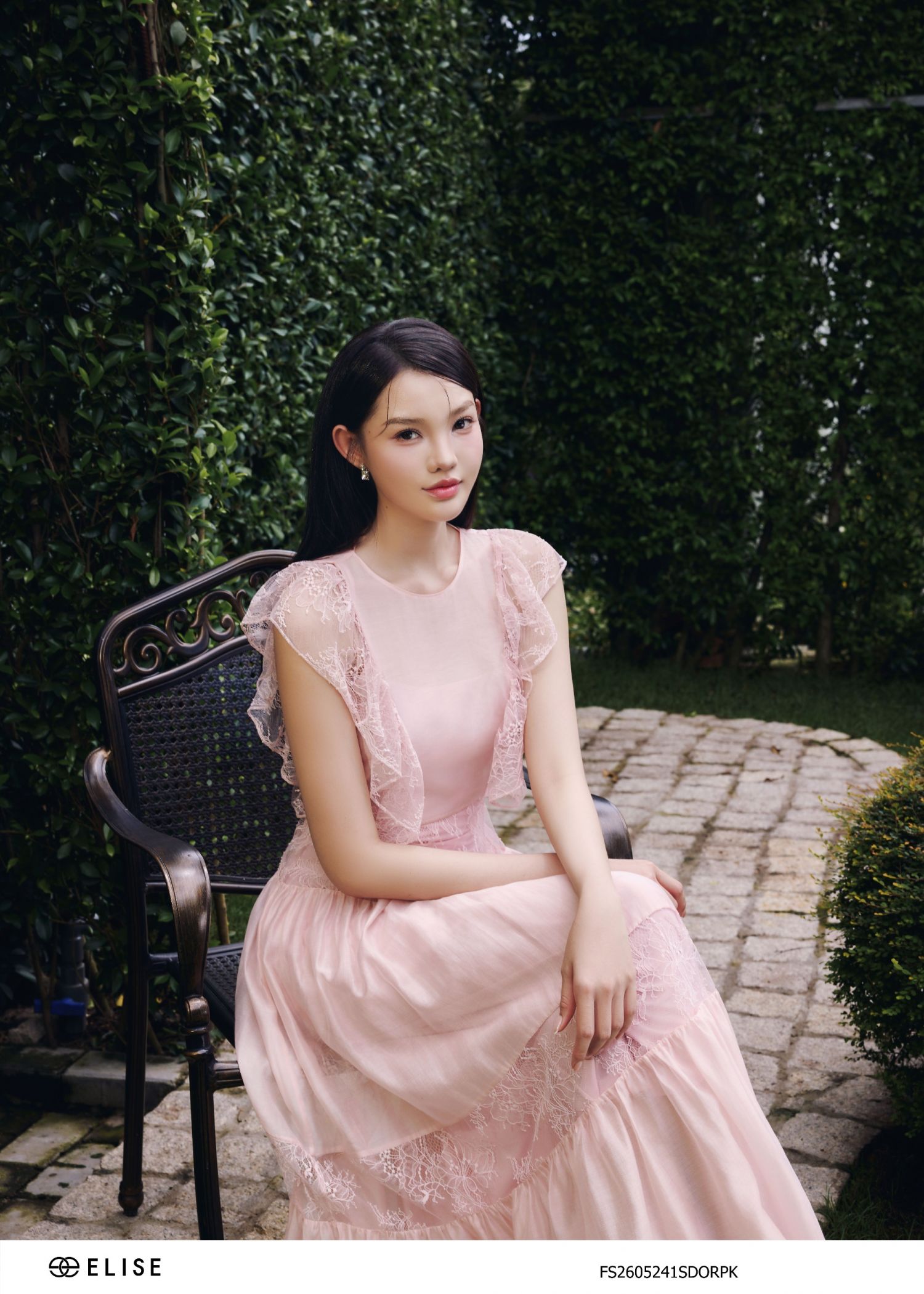 SET ĐẦM TƠ HỒNG PHỐI REN
