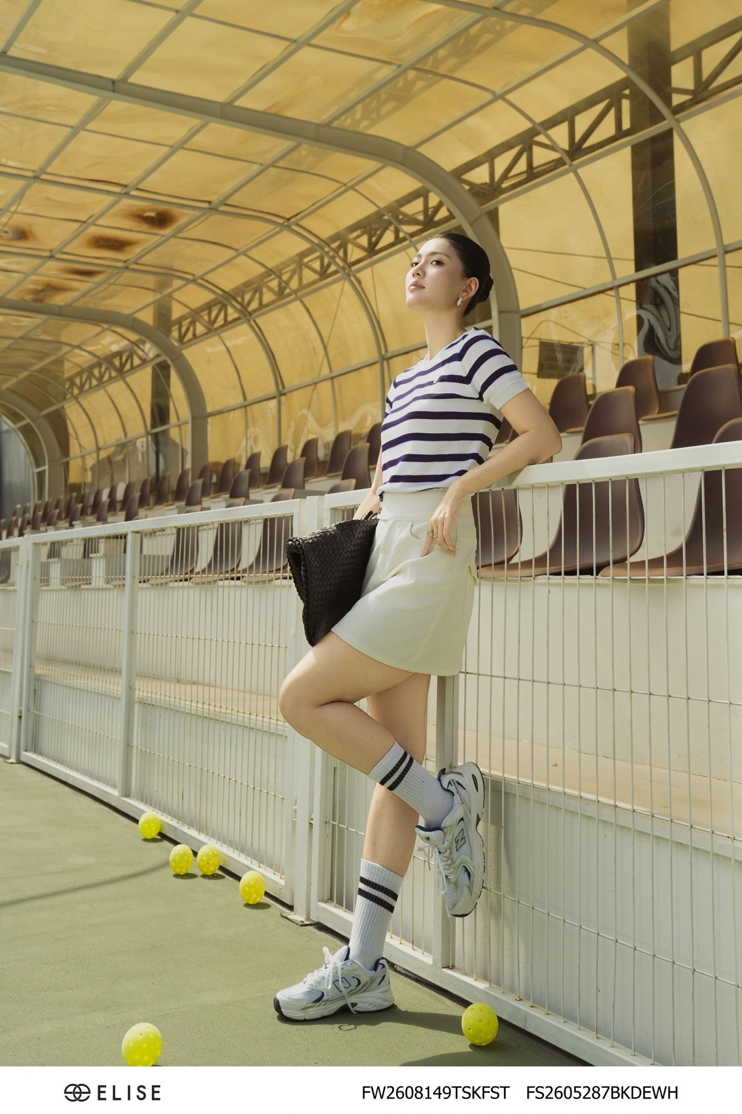 JUPE JEANS TRẮNG CẠP QUAI NHÊ