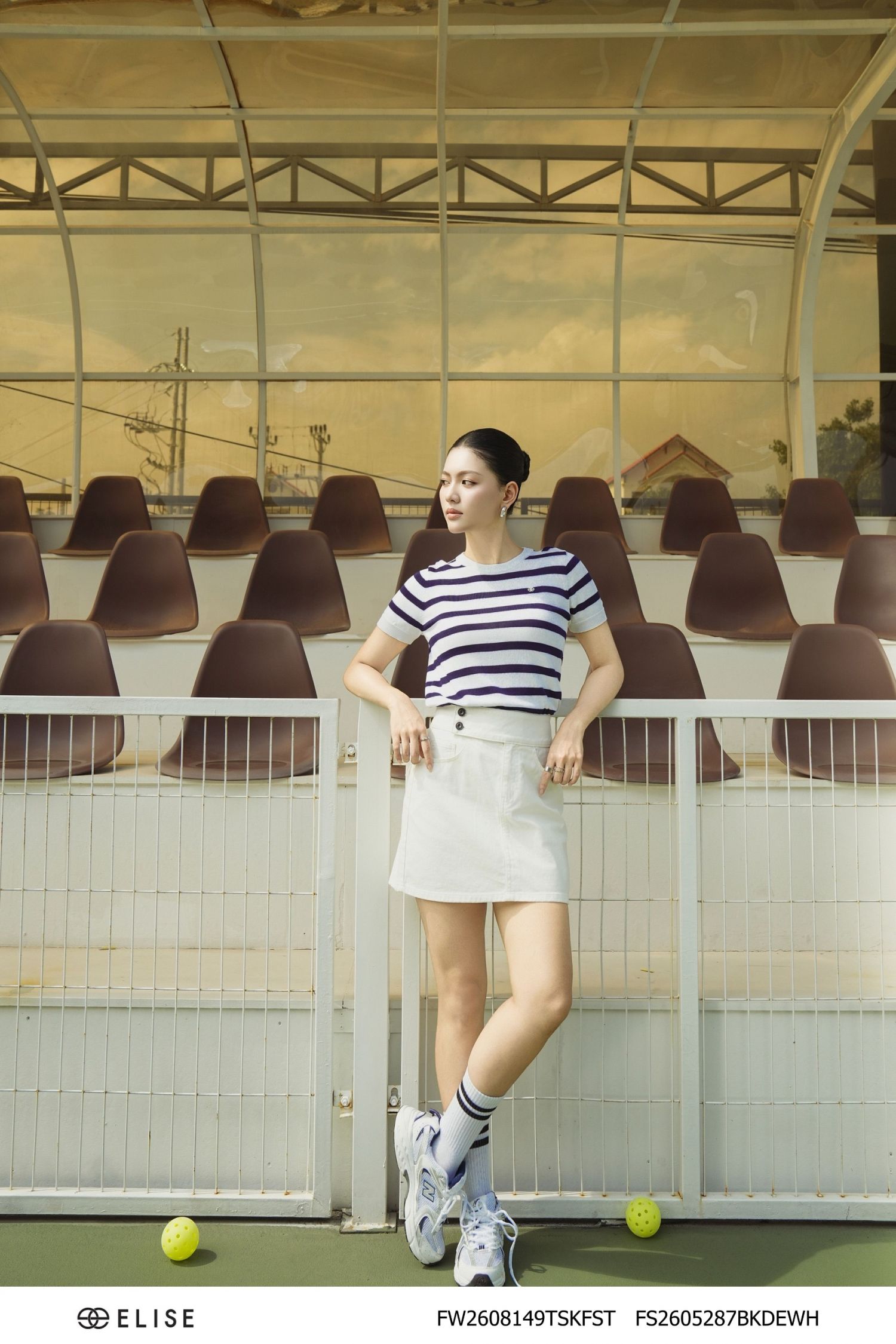 JUPE JEANS TRẮNG CẠP QUAI NHÊ