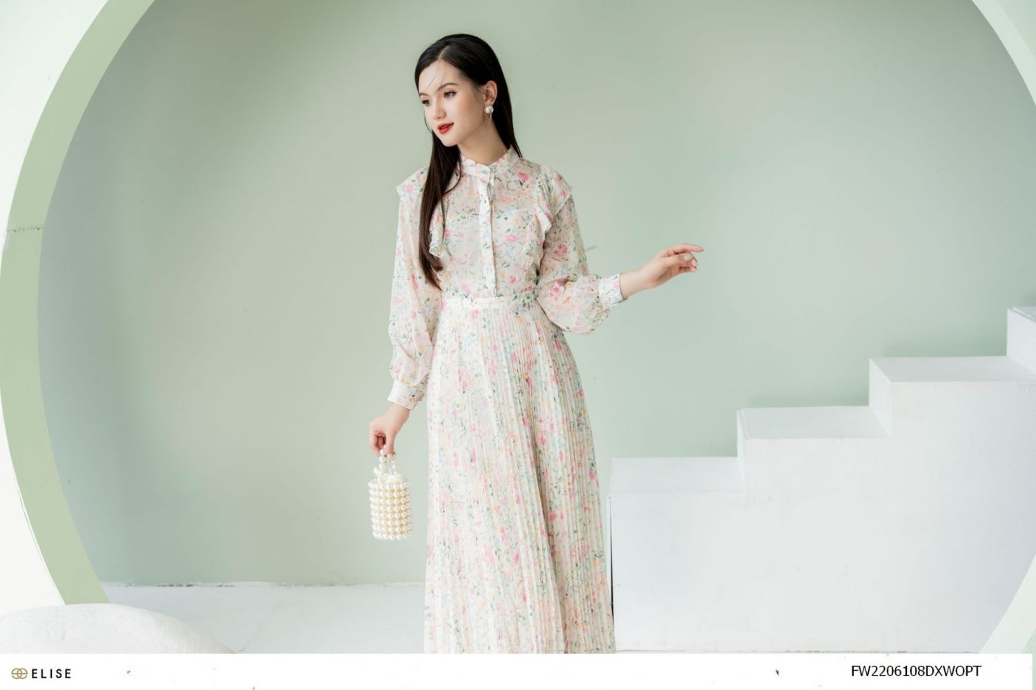 MAXI VOAN HOA CHÂN DẬP LY