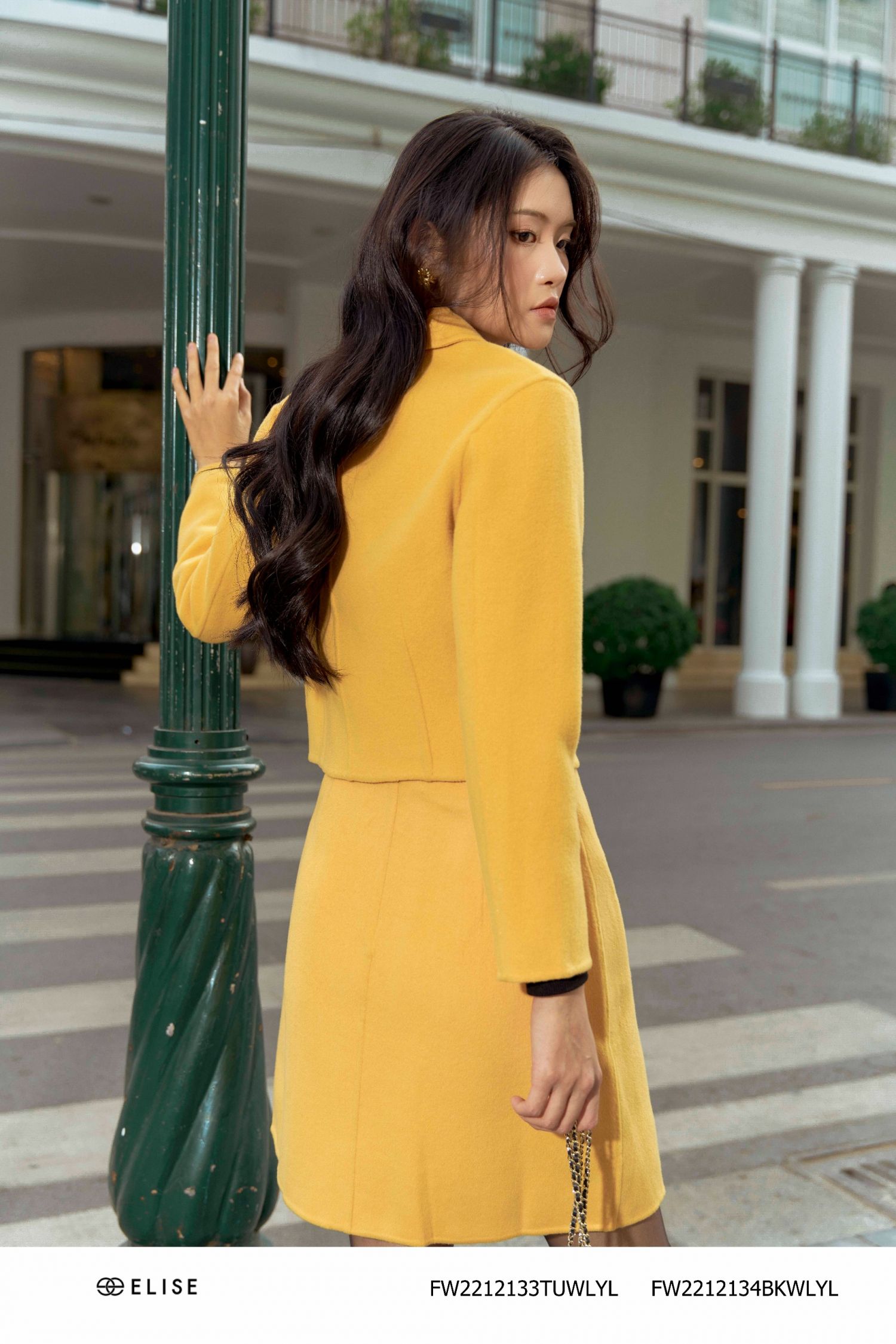 JUPE DẠ VÀNG LÔNG CỪU