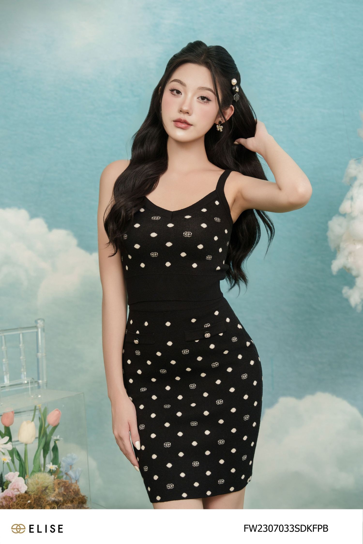 SET LEN ĐEN CHẤM BI