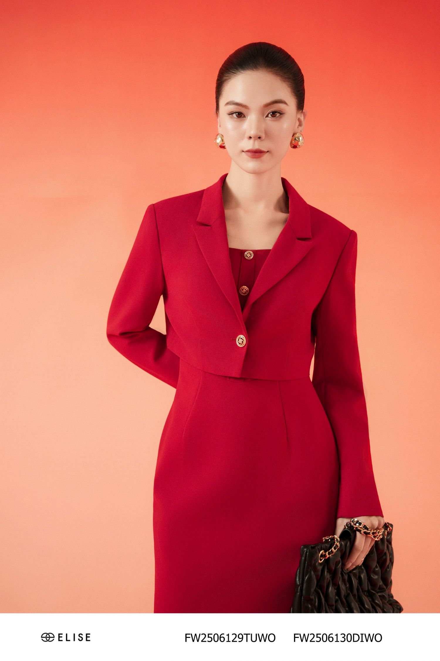 ĐẦM BÚT CHÌ SẠN ĐỎ BOCDO XẺ SAU