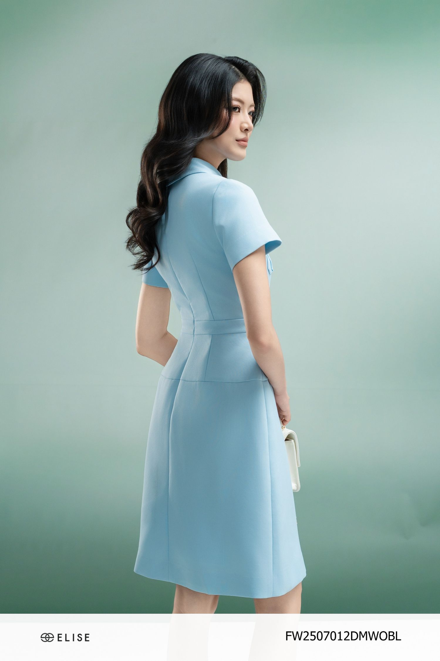 ĐẦM VÂN XANH DƯƠNG DIỄU CHỈ LY SÚP
