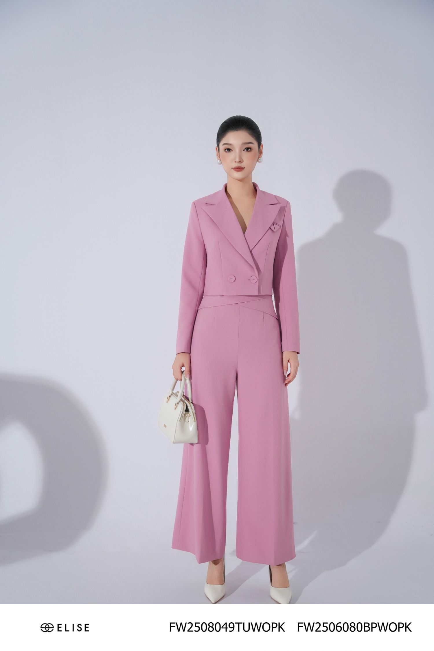 VEST TUYTSY HỒNG MÔN CƠI TÚI