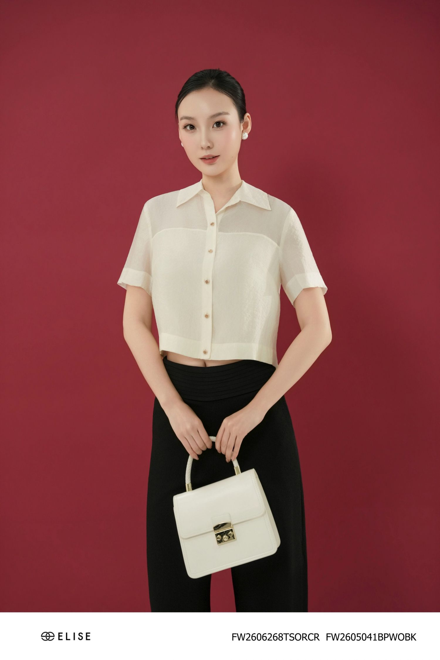 QUẦN SUÔNG XỐP ĐEN PHỐI ĐAI