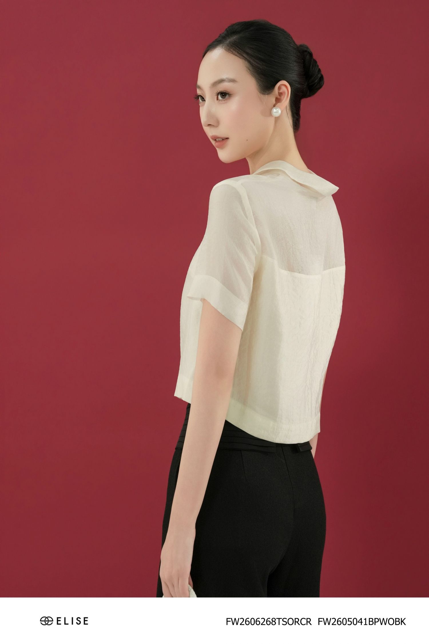 QUẦN SUÔNG XỐP ĐEN PHỐI ĐAI