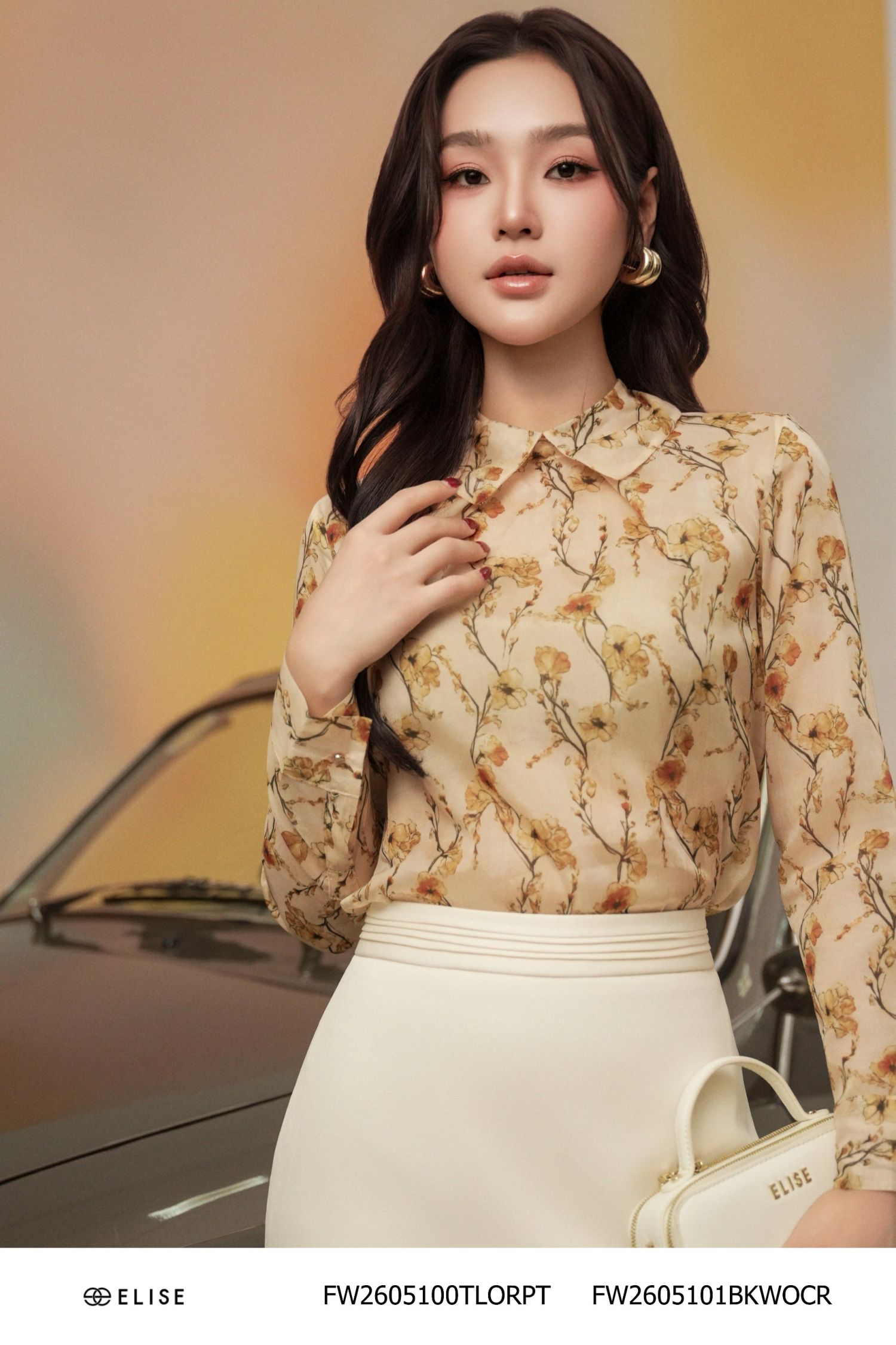 ÁO TƠ HT HOA DÂY NỀN VÀNG