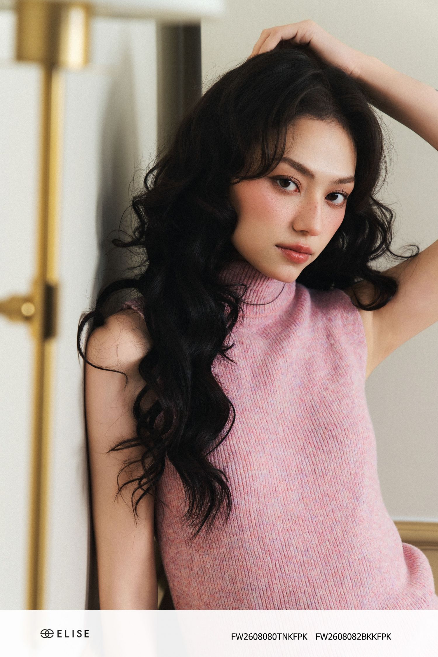 ÁO LEN HỒNG VỎ ĐỖ SÁT NÁCH CỔ LỌ