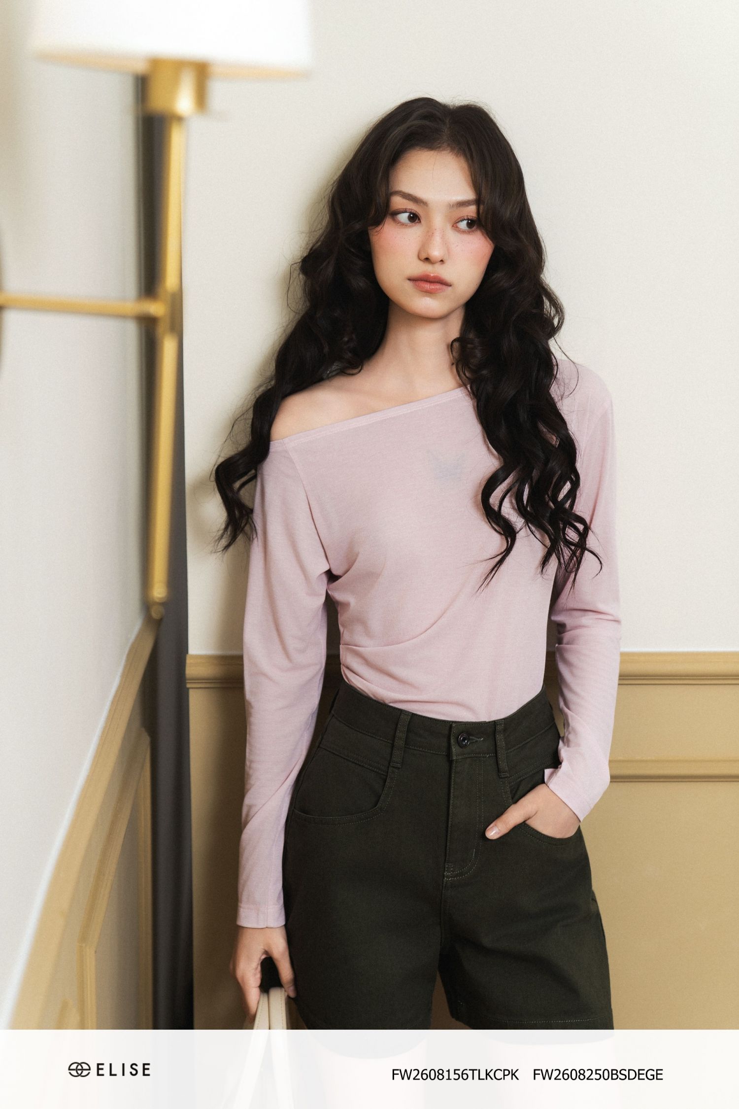 QUẦN SOOC DENIM OLIVE