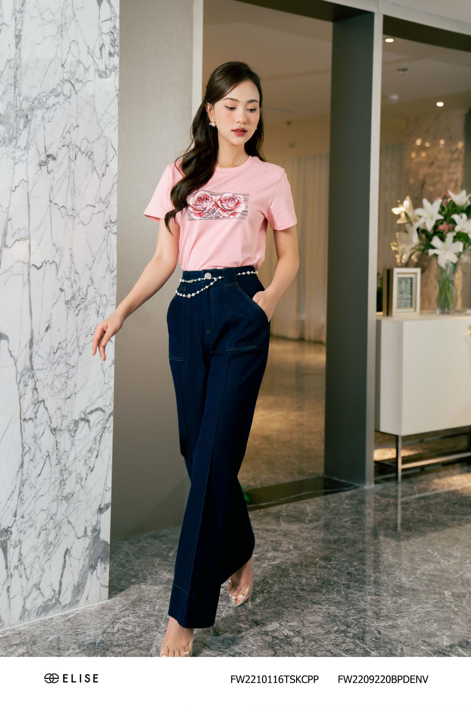 QUẦN JEANS TT ỐNG VẨY LY GIỮA
