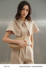 SM BE NÂU CỔ TRỤ VAI CAPE