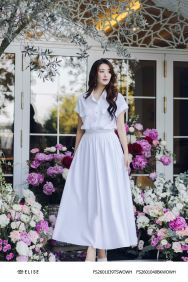 CV THÔ TRẮNG XẾP NHÚN EO