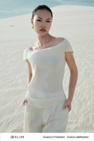 ÁO LINEN TRẮNG NGÀ TRỄ VAI