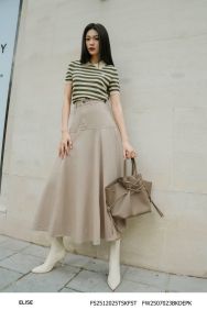 JUPE DENIM HỒNG ĐẤT