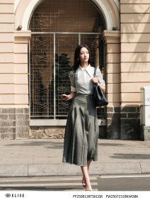 CV VÂN ĐEN XÁM XẾP LY DÂY EO