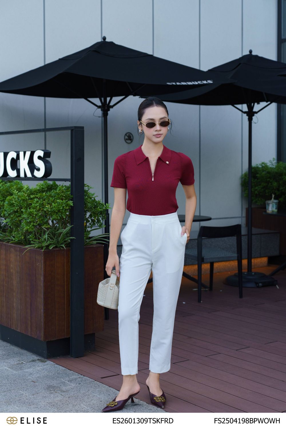 QUẦN BAGGY TRẮNG TÚI SƯỜN