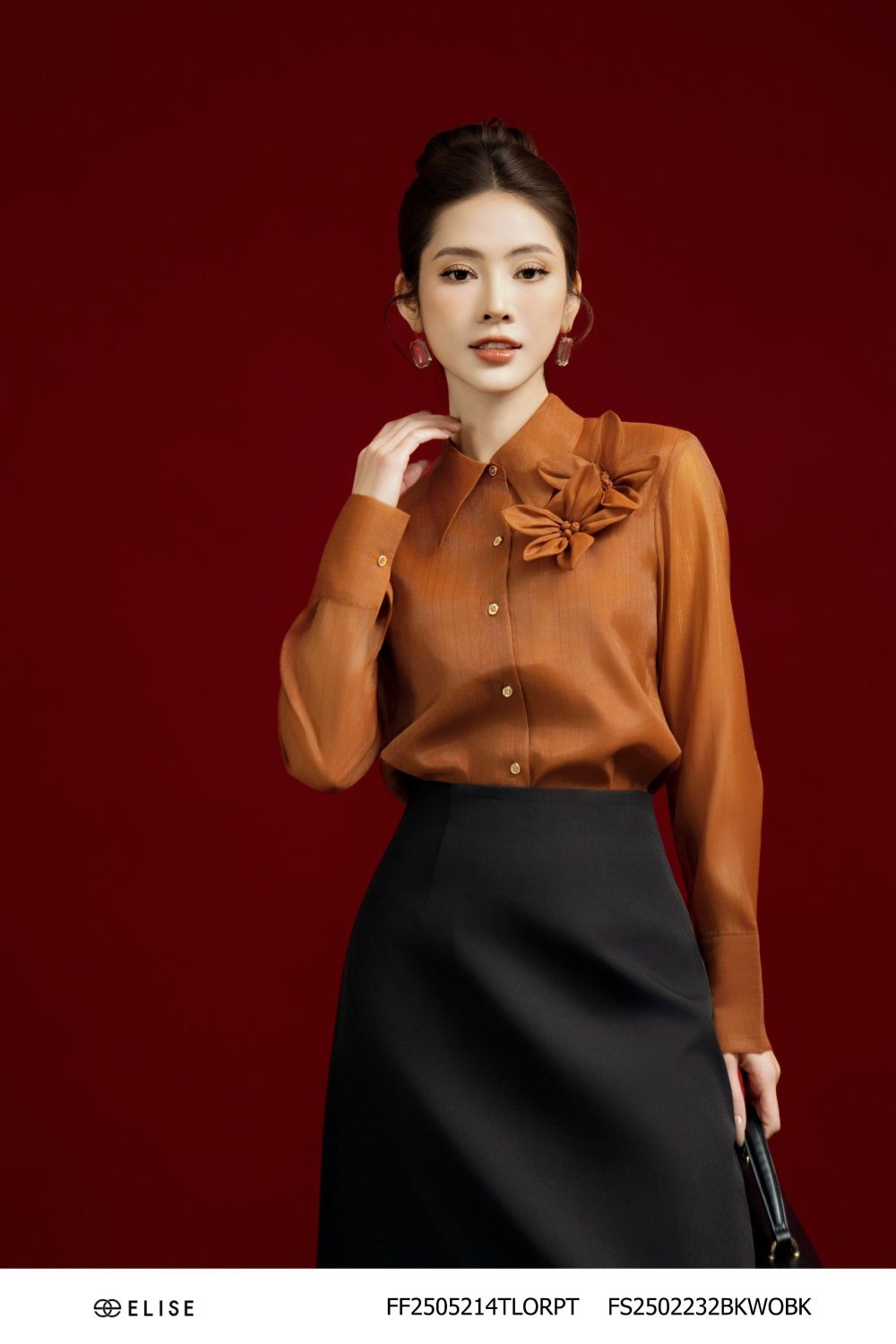 SM TƠ KẺ KIM TUYẾN ĐÍNH HOA NGỰC