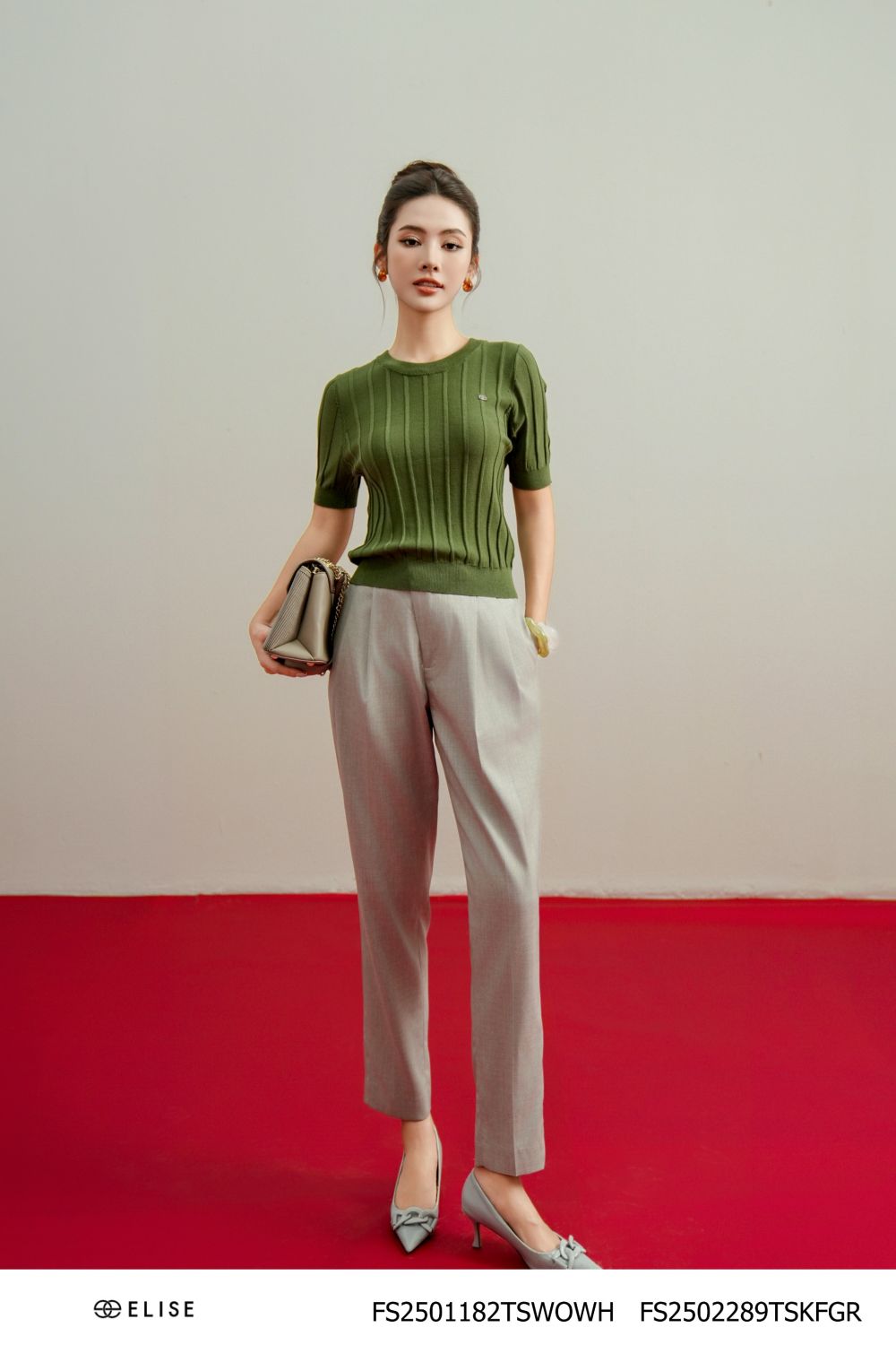 QUẦN BAGGY GHI SÁNG CẠP CHÉO