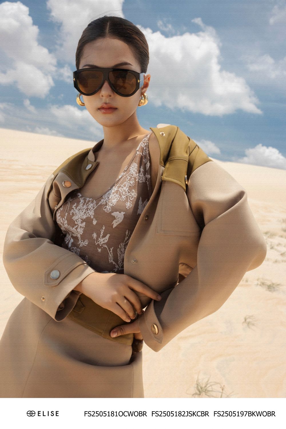 JUMPSUIT THUN NÂU NGẮN