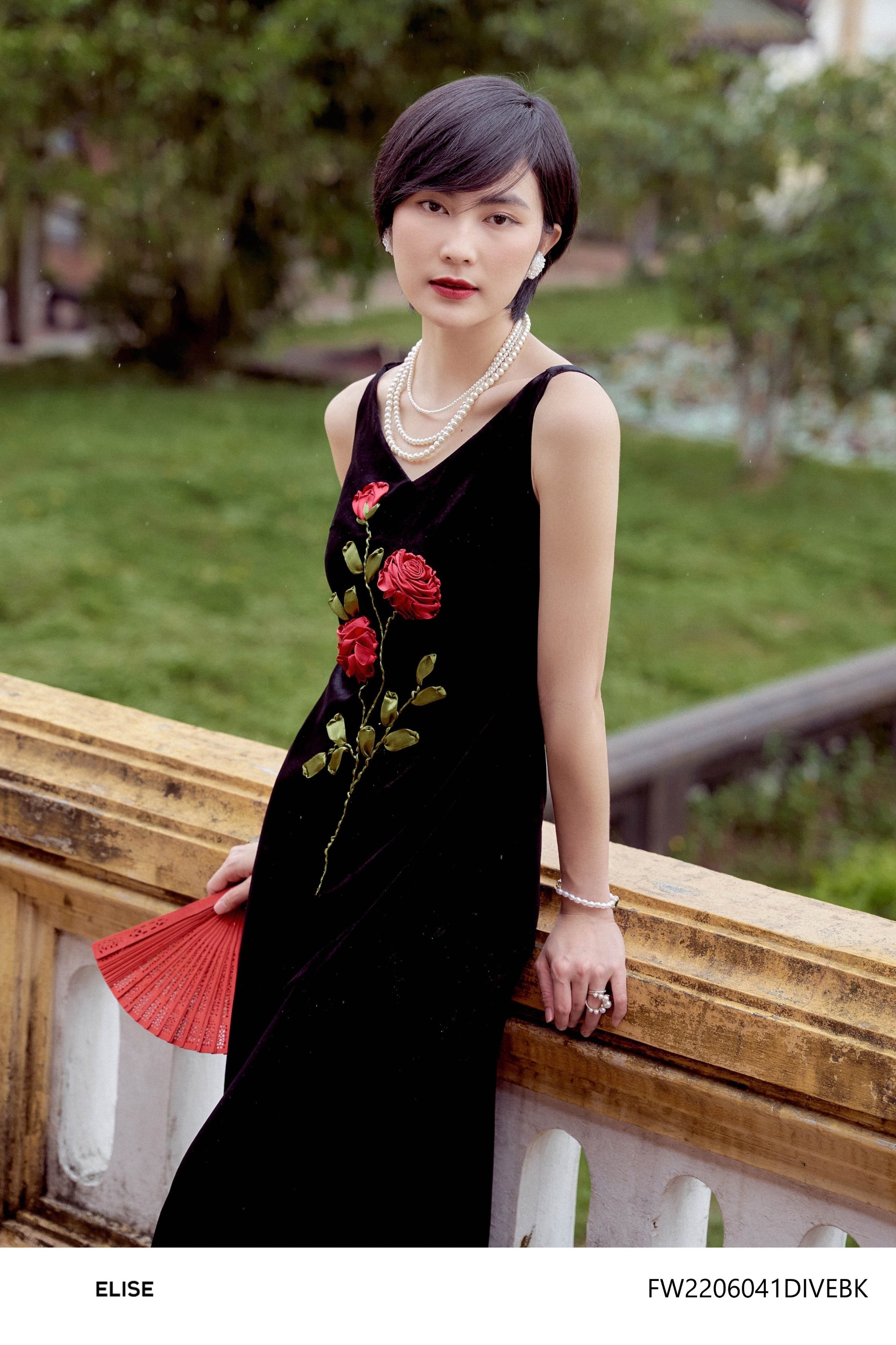 Đầm thêu hoa cao cấp tay voan trung niên- Đầm Nga Dương | Shopee Việt Nam