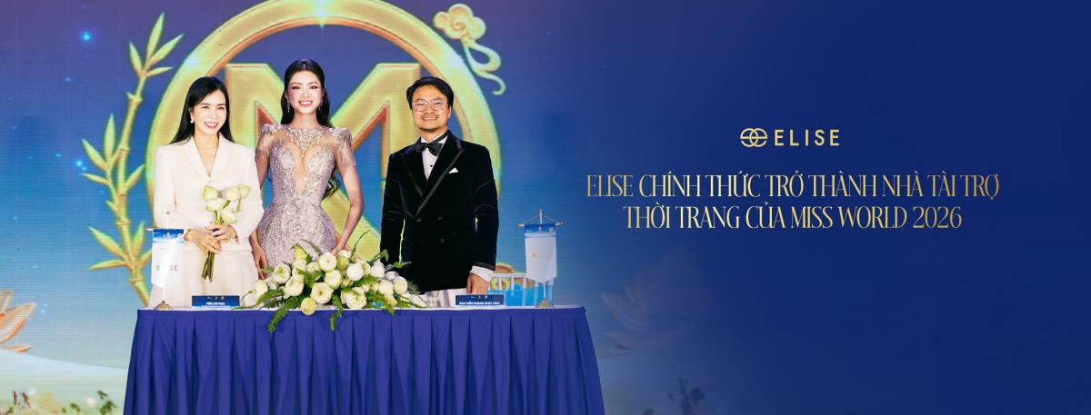 ELISE CHÍNH THỨC TRỞ THÀNH NHÀ TÀI TRỢ THỜI TRANG CHÍNH THỨC CỦA MISS WORLD 2026