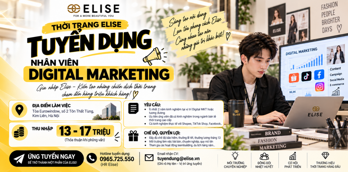 Tuyển dụng Nhân viên Digital Marketing tại Hà Nội